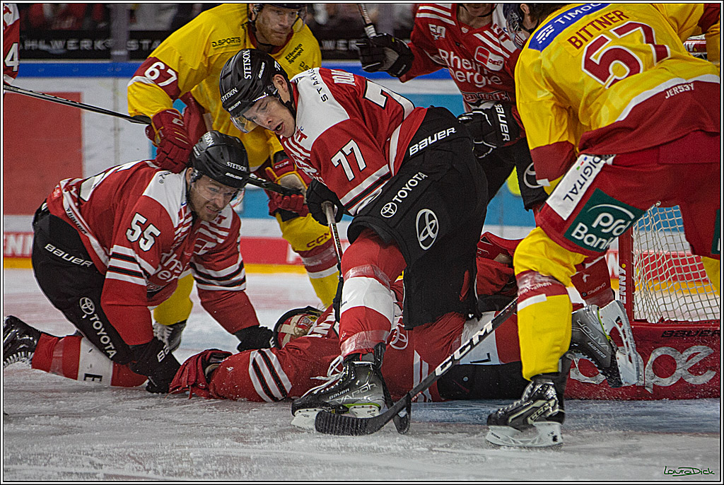 PENNY DEL; Koelner Haie- Duesseldorfer EG; Koeln, 16.12.2022